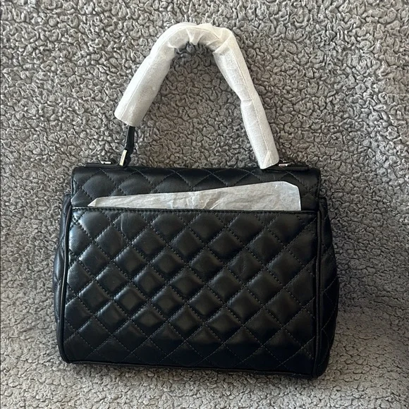 Michael Kors Black Quilted Purse - Picture 2 of 12